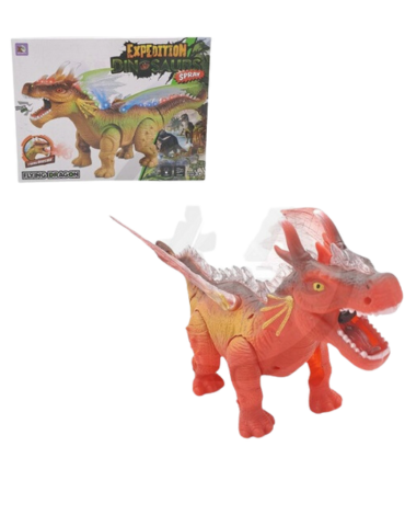 Dragón Lanza Humo con Led y Sonido x 3 Unids.