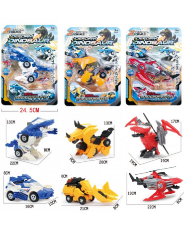 Dinosaurio Colores Surtidos x 6 Unds.