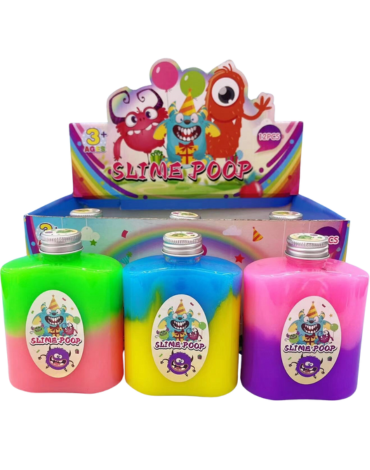 Slime Poop Colores Surtidos x 12 Unds
