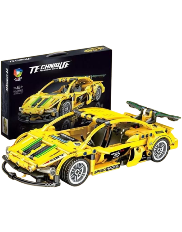 Juguete Armable Auto de Carrera 472 Piezas x 4 Unds. Medida: 52 x 35 x 7.5 cm aprox.
