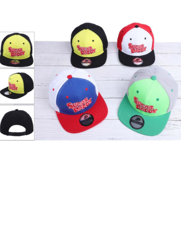Jockey Visera Plana Colores Surtidos x 12 Unds.Talla : 8 a 14 años.
