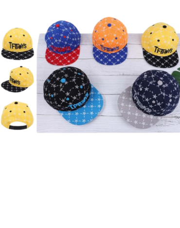Jockey Visera Plana Colores Surtidos x 12 Unds.Talla : 8 a 14 años.