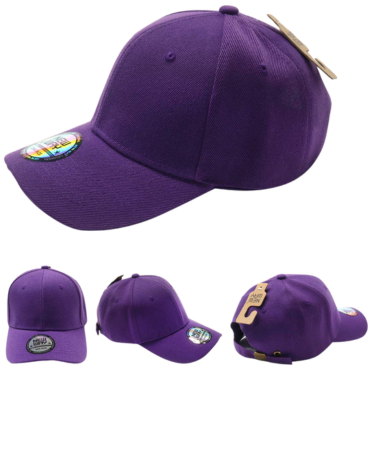Jockey Visera Curva Color Único x 6 Unds.