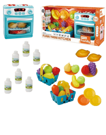 Juego Cocina con  Accesorios x 3 Unds.