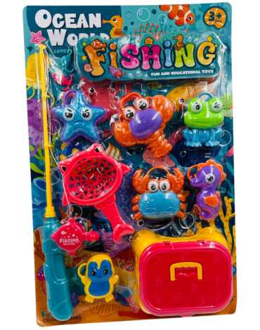 4 Set de Juego de Pesca Colores Surtidos (1 Set Trae: 9 PCS)