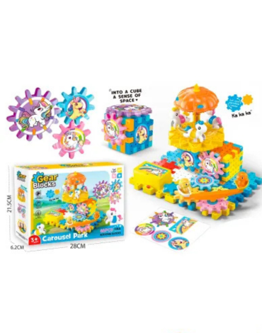 Juguete Carrusel Armable Didáctico 46 PCS x 6 Unds.