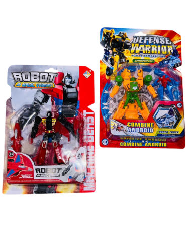 Juguete Transformers Colores Surtidos x 6 Unds.