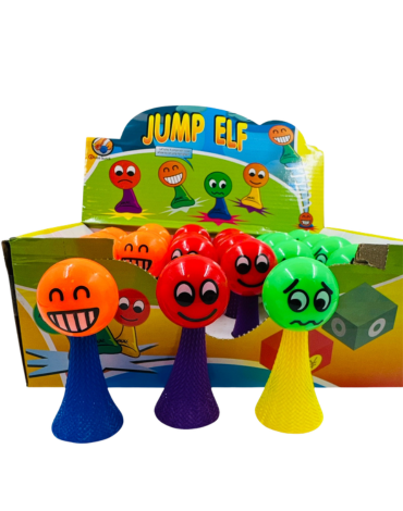 Juguetes Saltarines Suaves Colores Surtidos x 48 Unds.