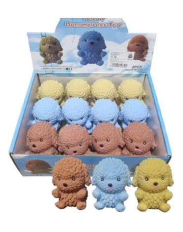 Juguetes Squishy Antiestrés Colores Surtidos x 12 Unds.