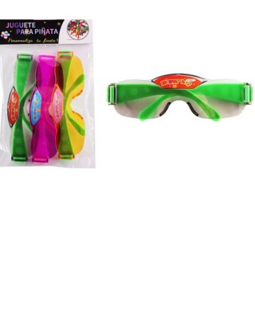 12 Set de Juguetes para Piñata Lente Multicolor (1 Set Trae 3 PCS )