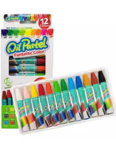 12 Set de Lápices Oil Pastel Acuarelable (Cada Set Trae 12 Pcs)