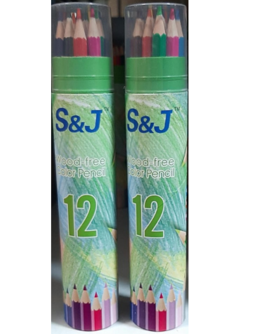 12 Set de Lápices de Colores (Cada Set Trae 12 Pcs)
