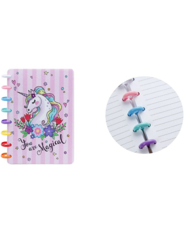 Libreta Unicornio Modelos Surtidos x 4 Unds.