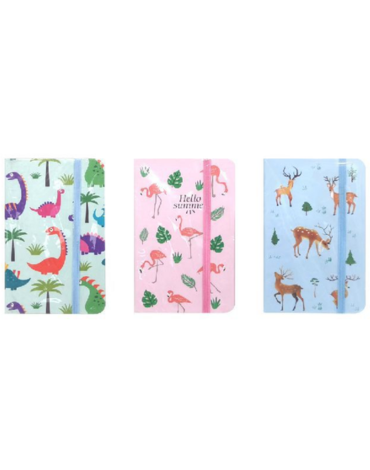 Libreta Animales Modelos Surtidos x 12 Unds. Medida: 21 x 14 cm aprox.