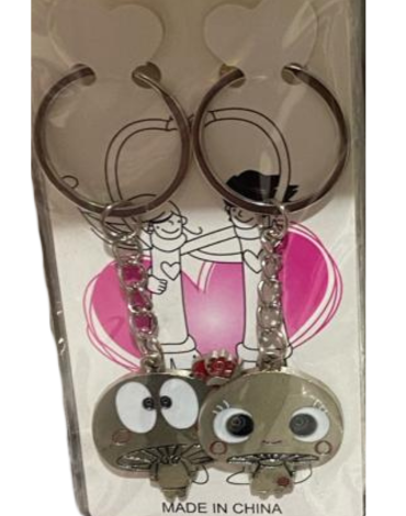 12 Set de Llaveros Metal.(1 Set Trae: 2 PCS)