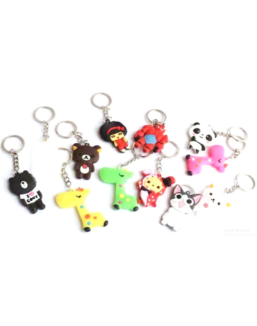 Llaveros Modelos Surtidos x 60Unds. Medidas: 4 x 4 cm aprox