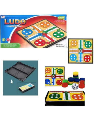 Juego de Mesa Ludo Magnético Grande x 4 Unds.