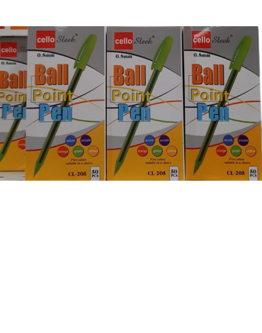 4 Cajas de Bolígrafo Colores Surtidos (Cada Caja Trae 50 Unds)