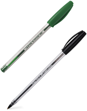 Lápiz Pasta Punta Media Verde  - Negro 032 1,0 Faber Castell x 24 Unds.