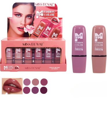 3 Set Labial Matte 6 Colores (1 Set Trae 6 PCS)