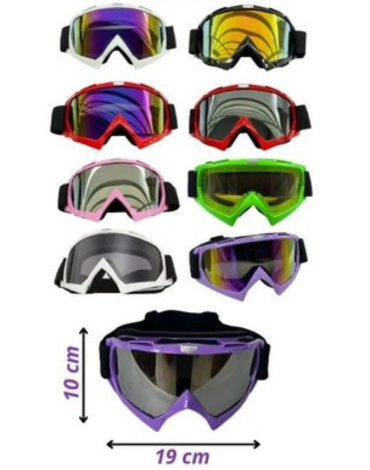 Lentes Para Nieve Colores Surtidos x 6 Unds.Medida: 10 x 19 cm aprox.