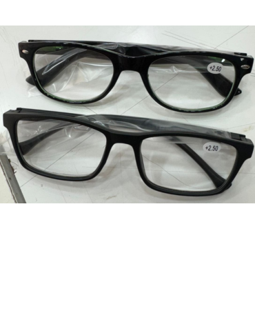 Lentes Ópticos Dos Modelos Color Negro x 24 Unds. Medida : +3.50