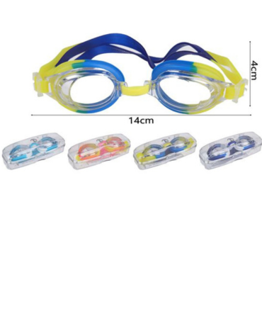 Lentes de Natación Colores Surtidos x 12 Unds.Medida: 14 x 4 cm aprox.