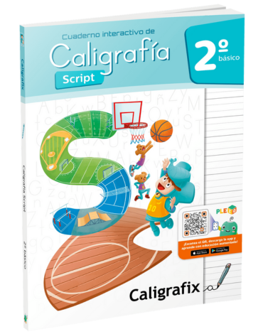 Libro Caligrafía Script 2° Básico Caligrafix x 3 Unds.