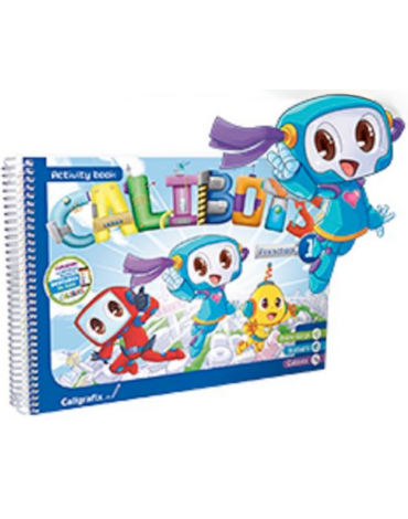 Cuadernos Inglés CALIBOTS Caligrafix a partir de 4 años x 3 Unds.