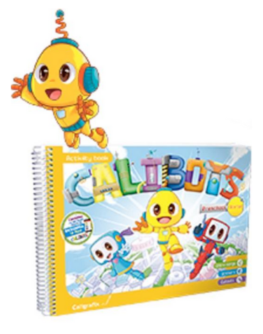 Cuadernos Inglés CALIBOTS Caligrafix a partir de 3 años x 3 Unds.