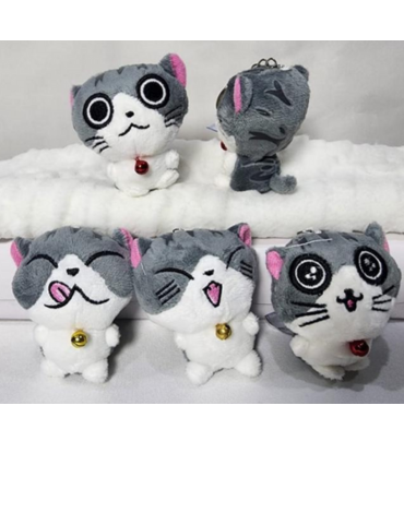 Llavero Peluche Gatitos Colores Surtidos x 12 Unds.