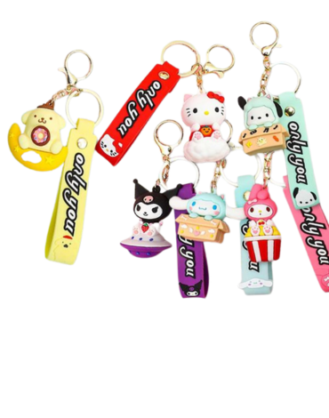 Llavero Sanrio Modelos Surtidos x 12 Unds.