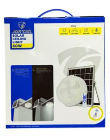 Luz Solar de 60 W con Control Remoto x 4 Unds.