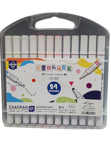 6 Set de Marcadores (Cada Set Trae 24 Pcs)