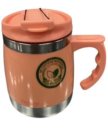 Mug Térmo Keep 400 ML Dos Colores  x 4 Unds.