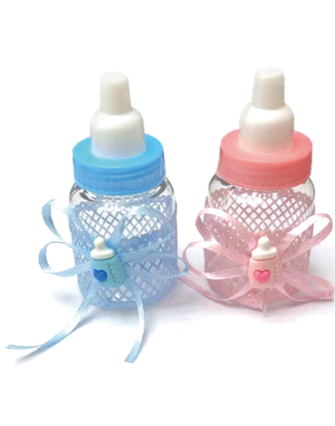 12 Set de Mamadera para Baby Shower. (1 Set Trae: 2 PCS)