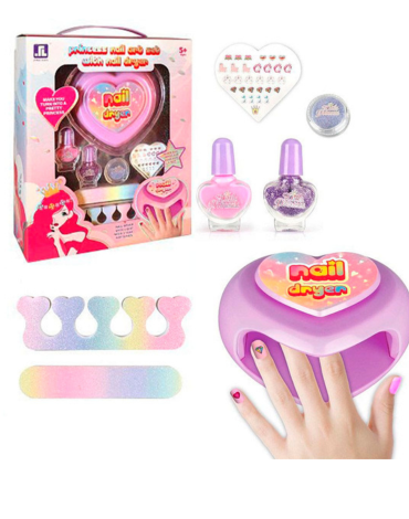 3 Set de Manicure con Accesorios de Niñas.