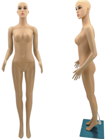 Maniquí Mujer de Plástico x 1 Und.