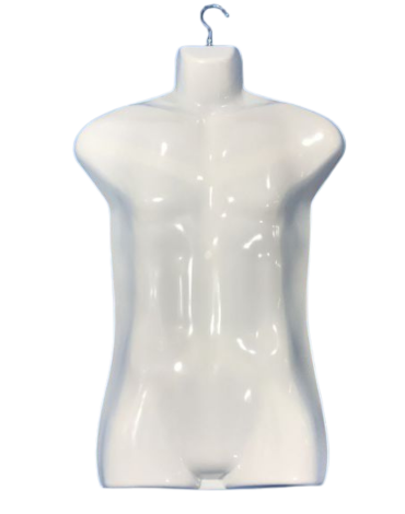 Maniquí Torso de Hombre de Plástico x 10  Unds.