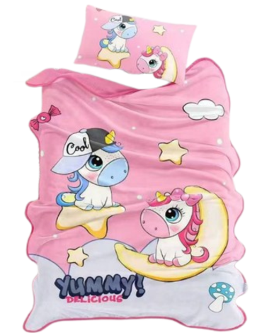 Manta Infantil Plush x 4 Unds. Medida: 100 x 140 cm aprox.