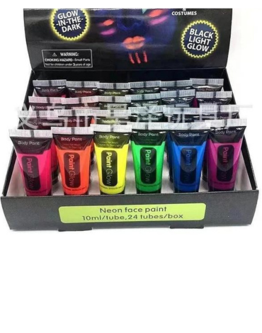 Maquillaje Facial para Halloween x 24 Unds. Medida: 10 ML