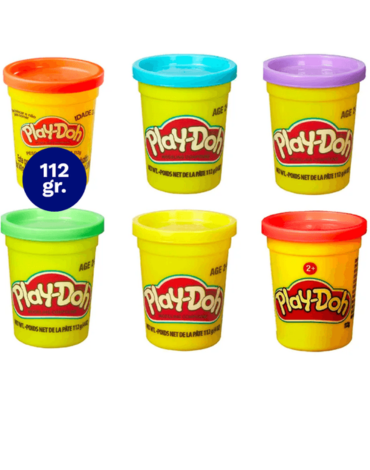 Masa Play Doh Hasbro  x 6 Unds.Medida : 112 gr