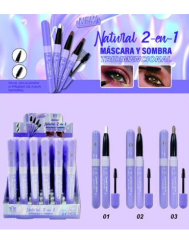 Mascara de Pestaña y Delineador  x 24 Unds