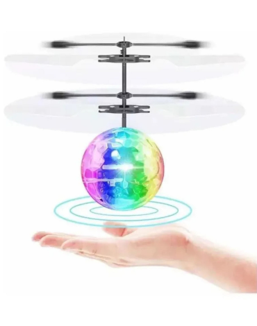 Mini Dron Esfera Volador Led Recargable x 4 Unds.