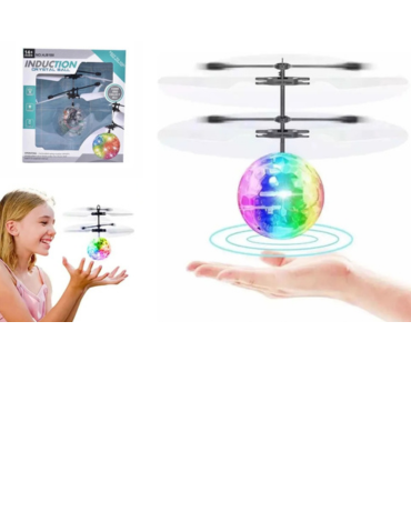 Mini Dron Esfera Volador Led Recargable x 4 Unds.