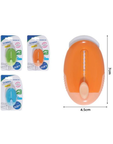 Goma de Borrar Colores Surtidos x 12 Unds. Medida : 7 x 4 ,5 cm aprox.