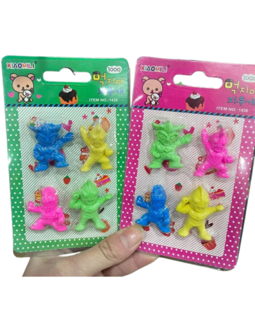 24 Set Mini Goma de Borrar Modelos Surtidos (1 Set Trae : 4 PCS)