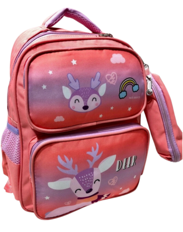 Mochila Escolar con Estuche Modelos Surtidos x 12 Unds.Medidas:40 x 30 cm aprox