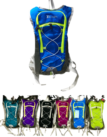 Mochila de Ciclismo Colores Surtidos  x 12 Unds. Medida: 55 x 25 cm aprox.