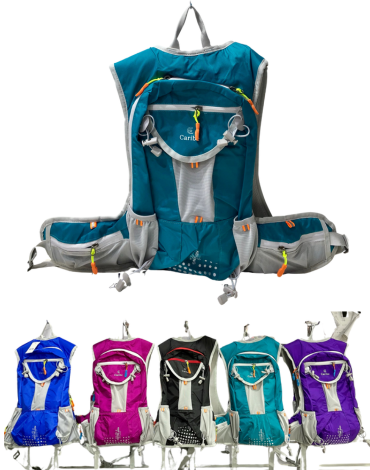 Mochila de Ciclismo Colores Surtidos  x 12 Unds. Medida: 45 x 60 cm aprox.